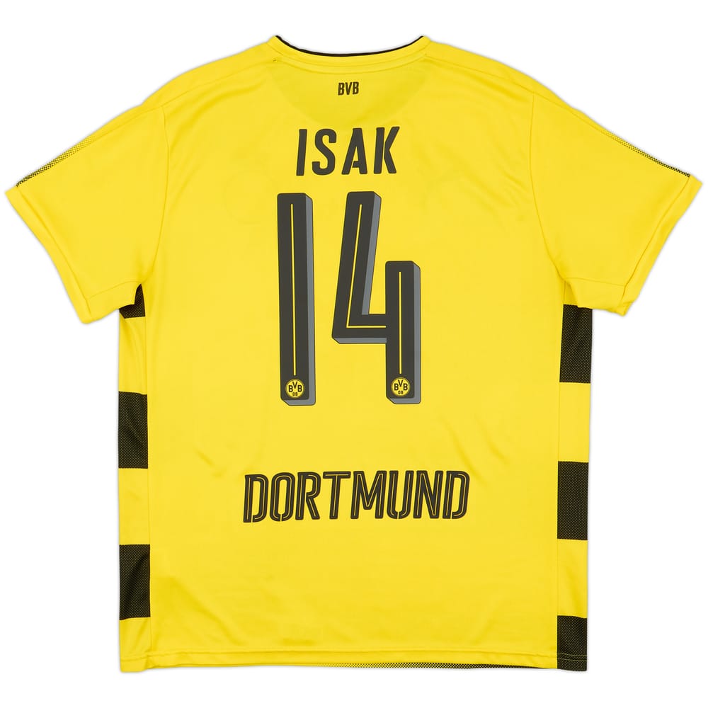 2017-18 Borussia Dortmund Home Shirt Isak #14 - 8/10 - (XL)