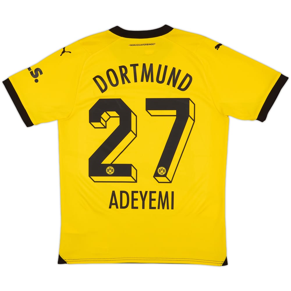 2023-24 Dortmund Home Shirt Adeyemi #27 - 8/10 - (M)