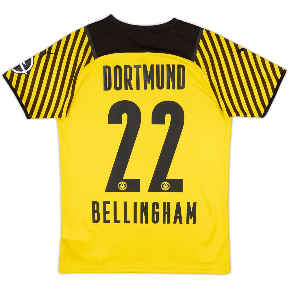 2021-22 Borussia Dortmund Home Shirt Bellingham #22 - 10/10 - (S)