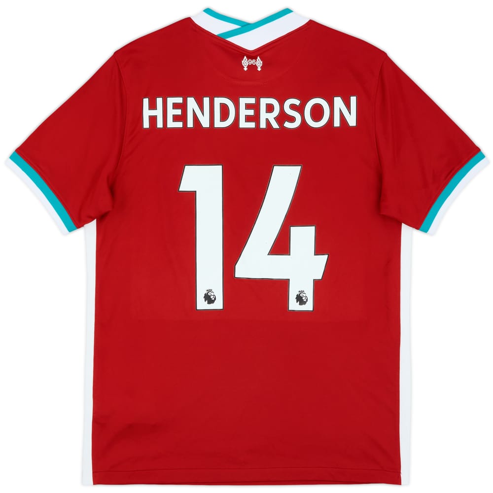 2020-21 Liverpool Home Shirt Henderson #14 - 8/10 - (M)