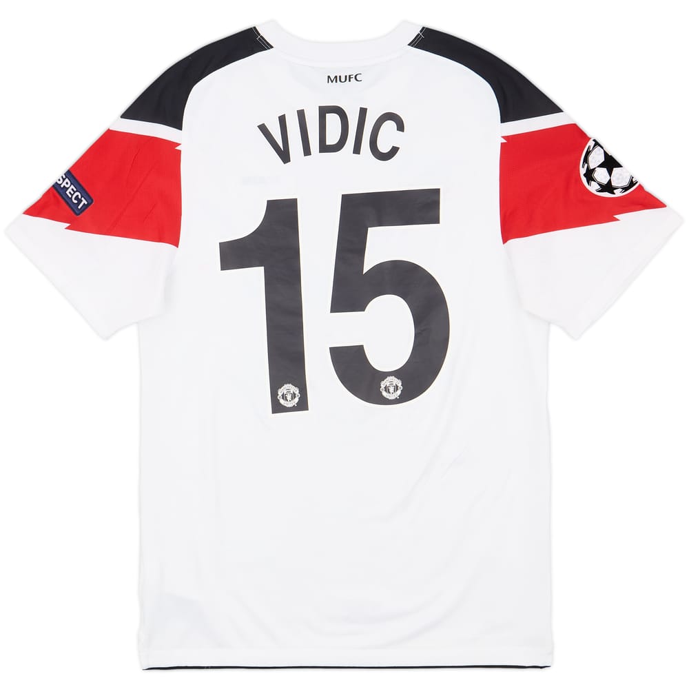 2010-12 Manchester United Away Shirt Vidic #15 - 9/10 - (S)