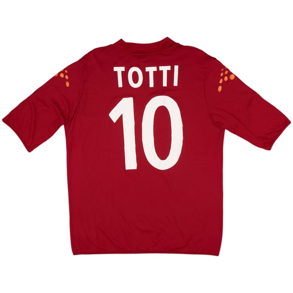 2003-04 Roma Home Shirt Totti #10 - 4/10 - (XL)
