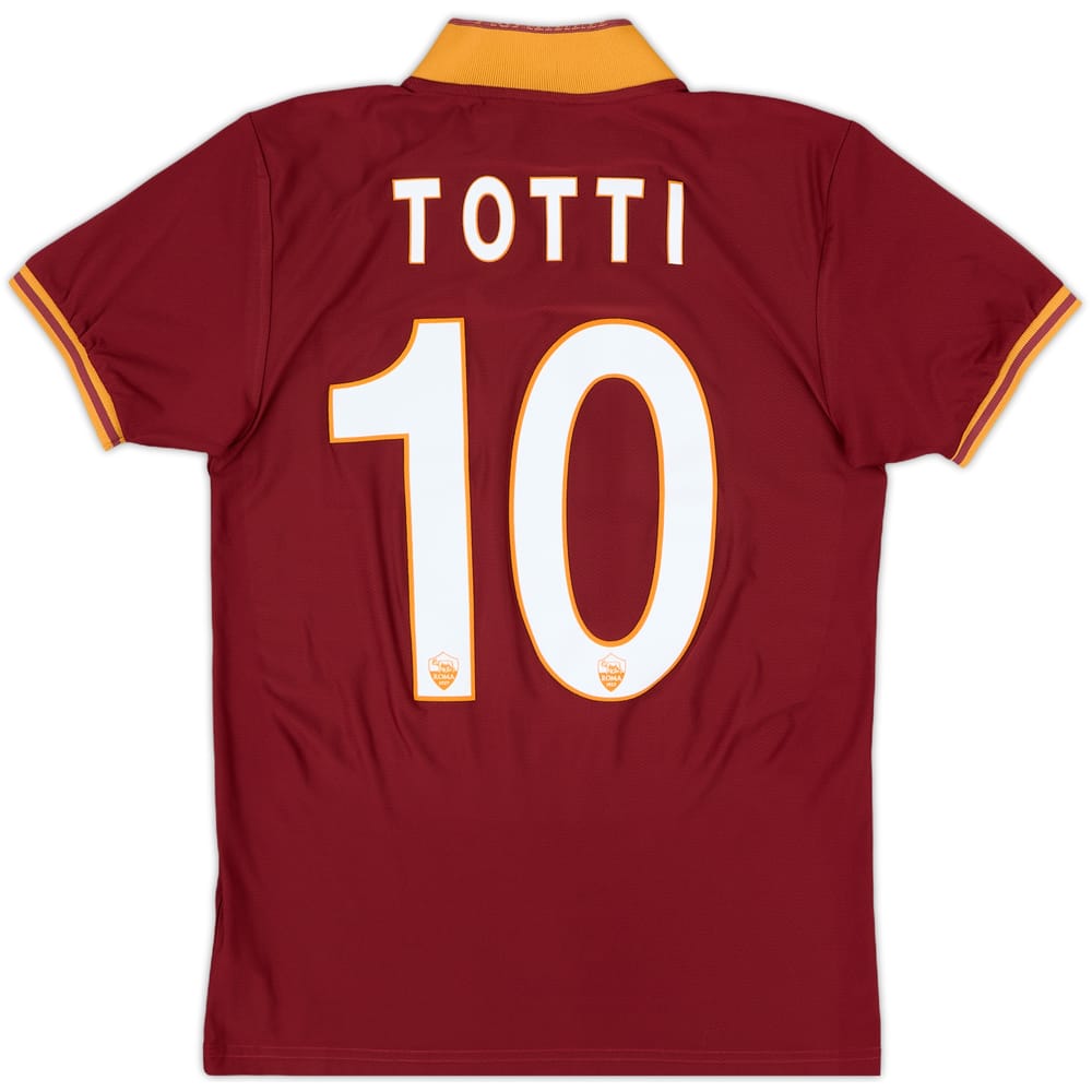 2013-14 Roma Home Shirt Totti #10 - 6/10 - (XL.Boys)