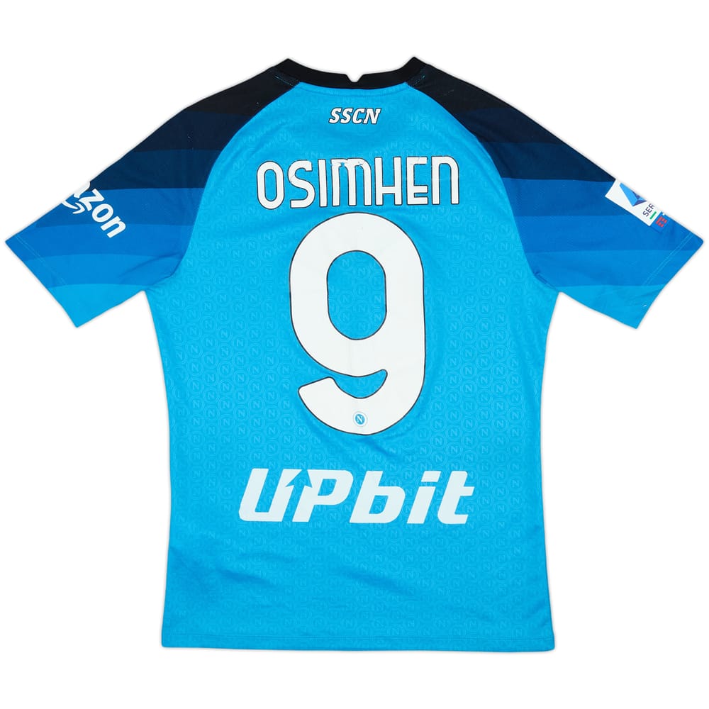 2022-23 Napoli Home Shirt Osimhen #9 - 6/10 - (S)