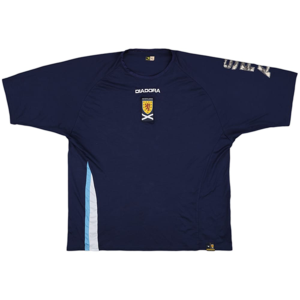 2007-08 Scotland Diadora Training Shirt - 5/10 - (XL)