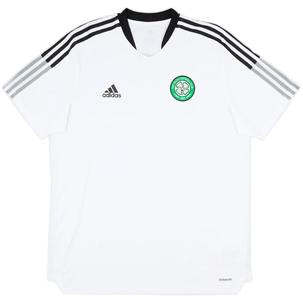 2021-22 Celtic adidas Training Shirt - 9/10 - (XL)