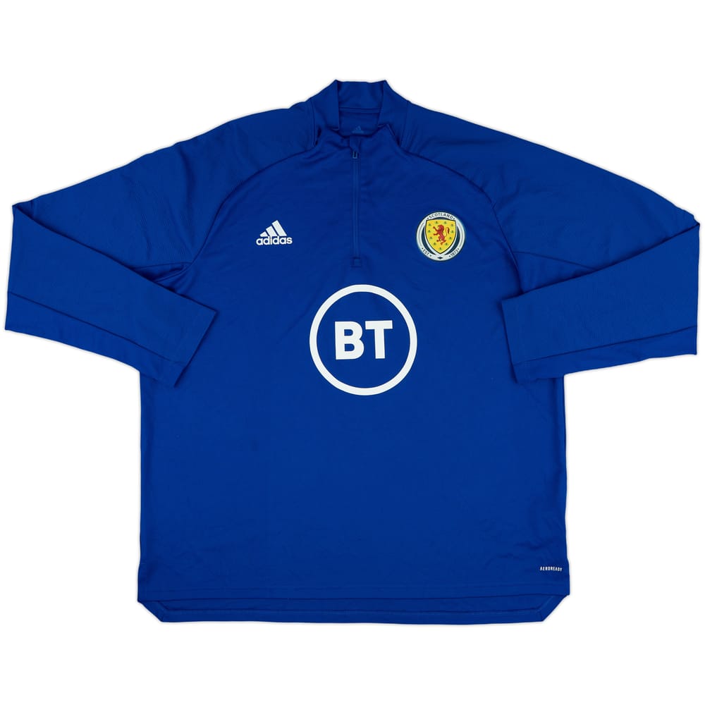 2019-20 Scotland adidas 1/4 Zip Drill Top - 8/10 - (XXL)