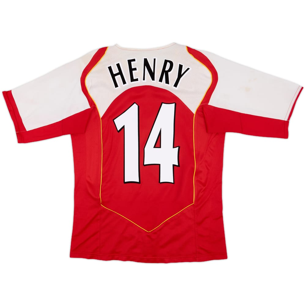 2004-05 Arsenal Home Shirt Henry #14 - 5/10 - (XL.Boys)