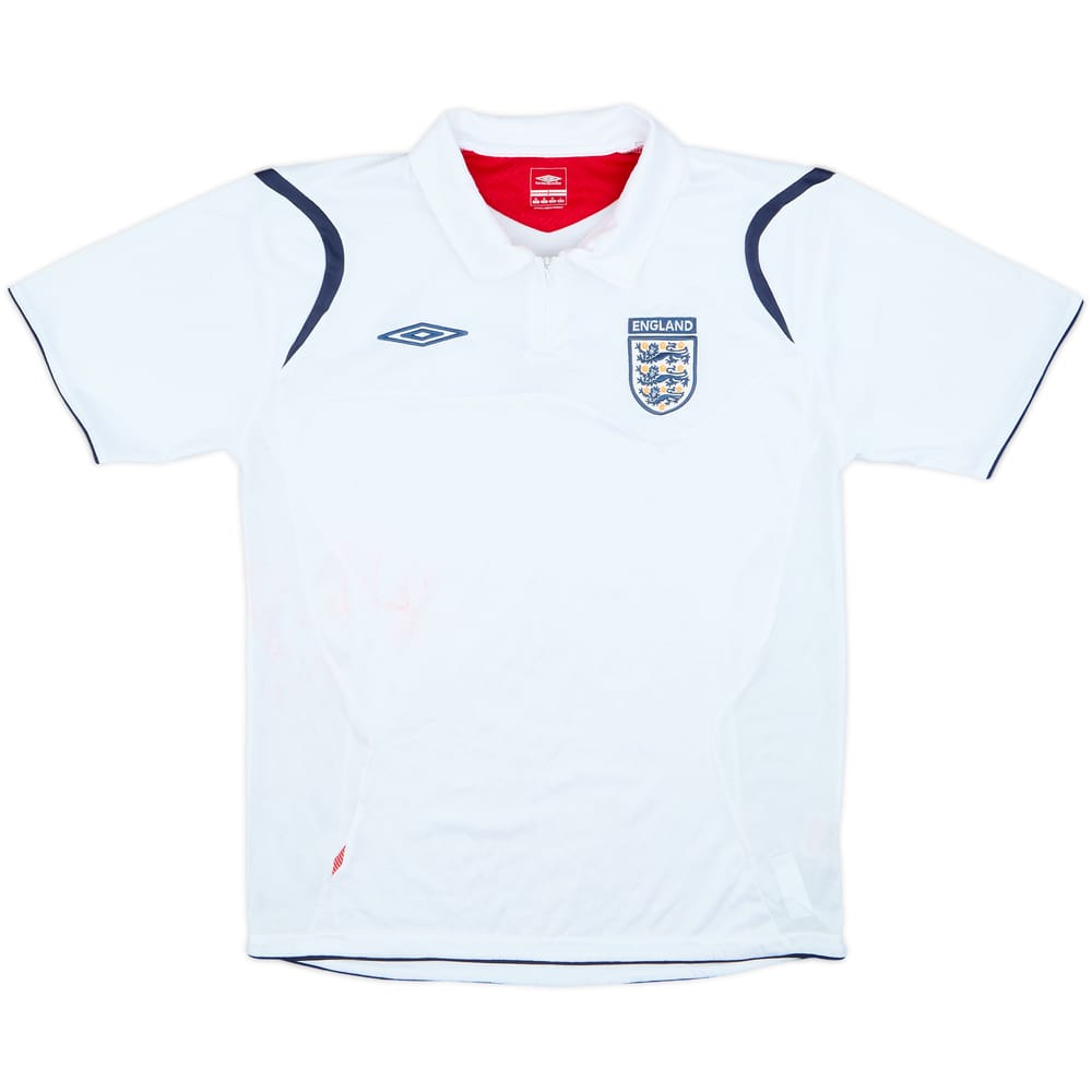 2006-07 England Umbro 1/4 Zip Training Shirt - 5/10 - (M)