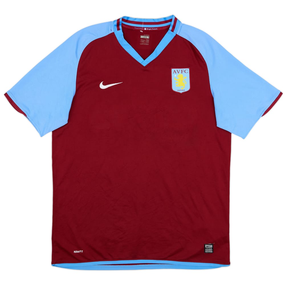 2008-09 Aston Villa Home Shirt - 4/10 - (L)