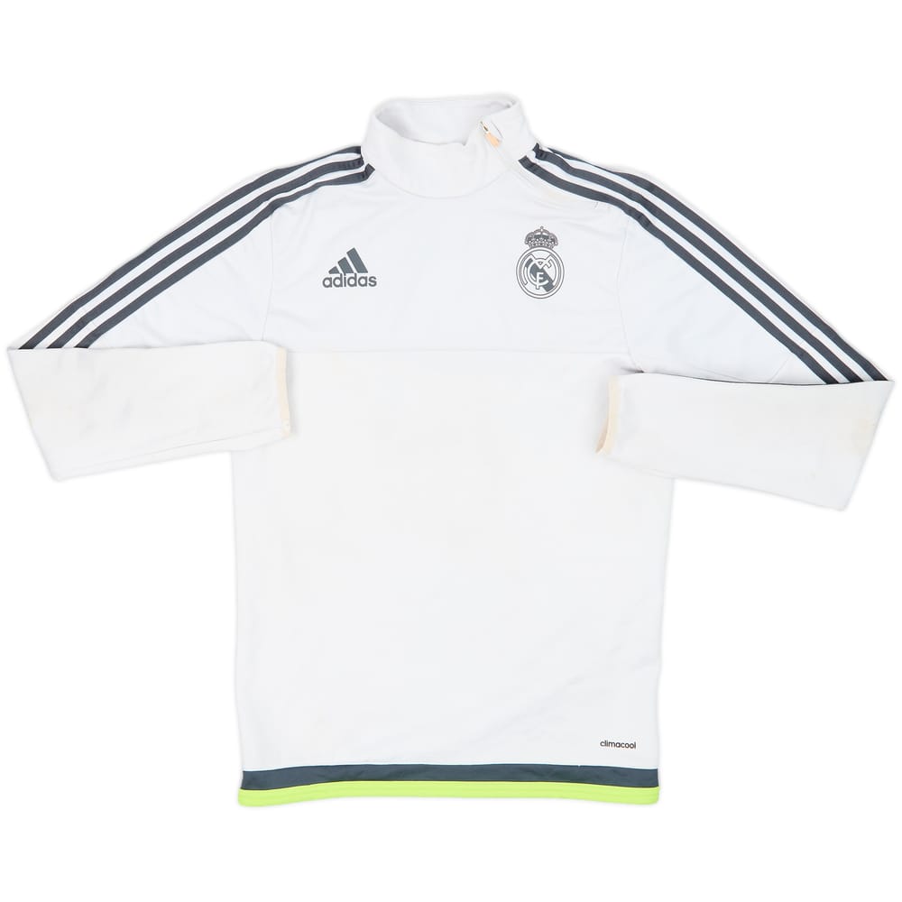 2015-16 Real Madrid adidas 1/4 Zip Drill Top - 5/10 - (S)