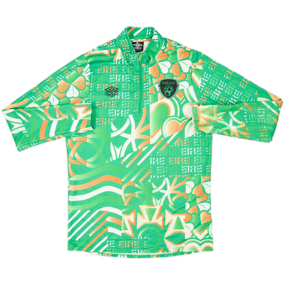 2022-23 Ireland Umbro 1/4 Zip Drill Top - 8/10 - (M)
