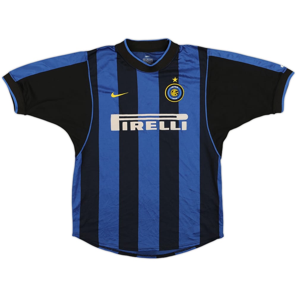 2000-01 Inter Milan Home Shirt - 8/10 - (L.Boys)
