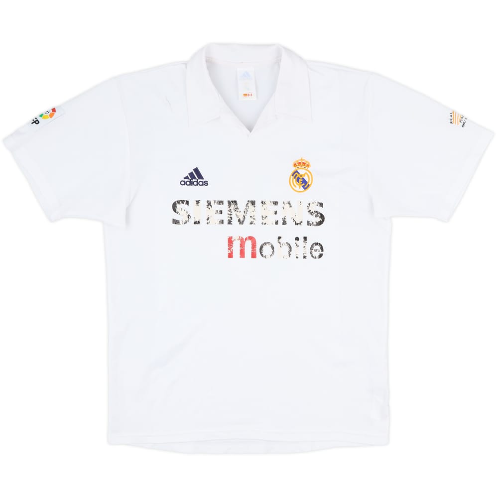 2002-03 Real Madrid Centenary Home Shirt - 4/10 - (M)