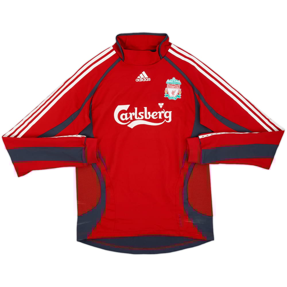 2006-07 Liverpool adidas Drill Top - 8/10 - (M)