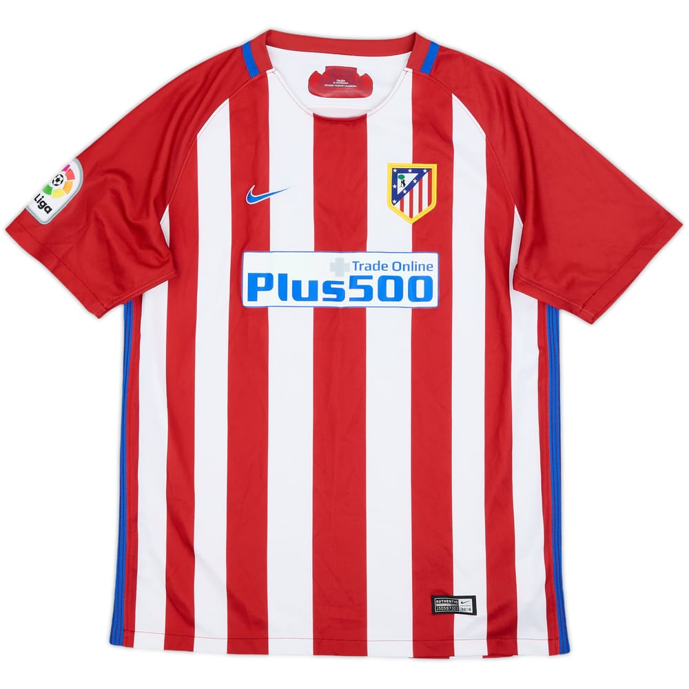 2016-17 Atletico Madrid Home Shirt - 8/10 - (XL.Boys)