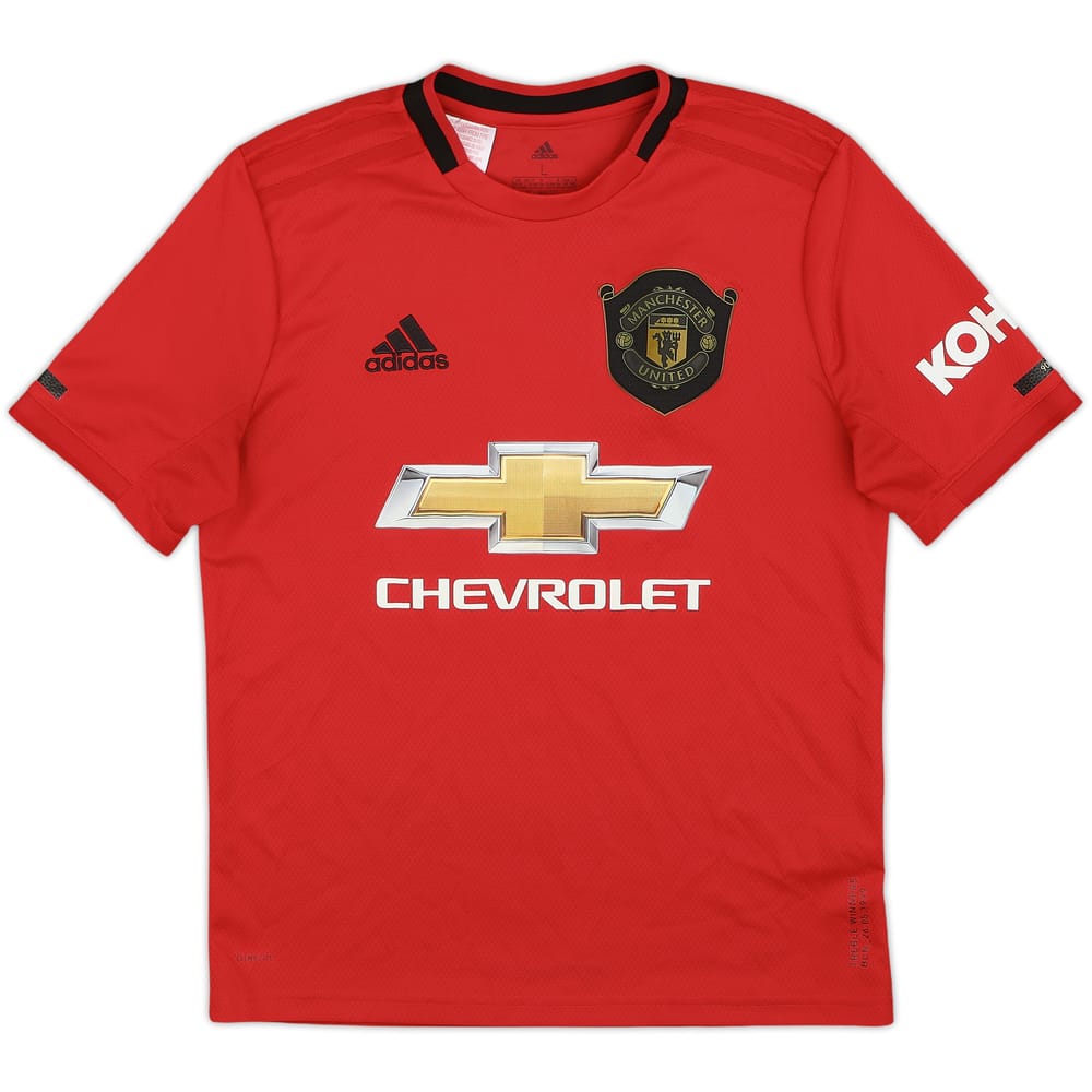 2019-20 Manchester United Home Shirt - 10/10 - (L.Boys)