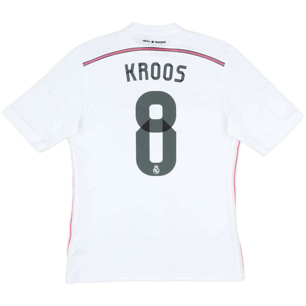 2014-15 Real Madrid Home Shirt Kroos #8 - 9/10 - (M)