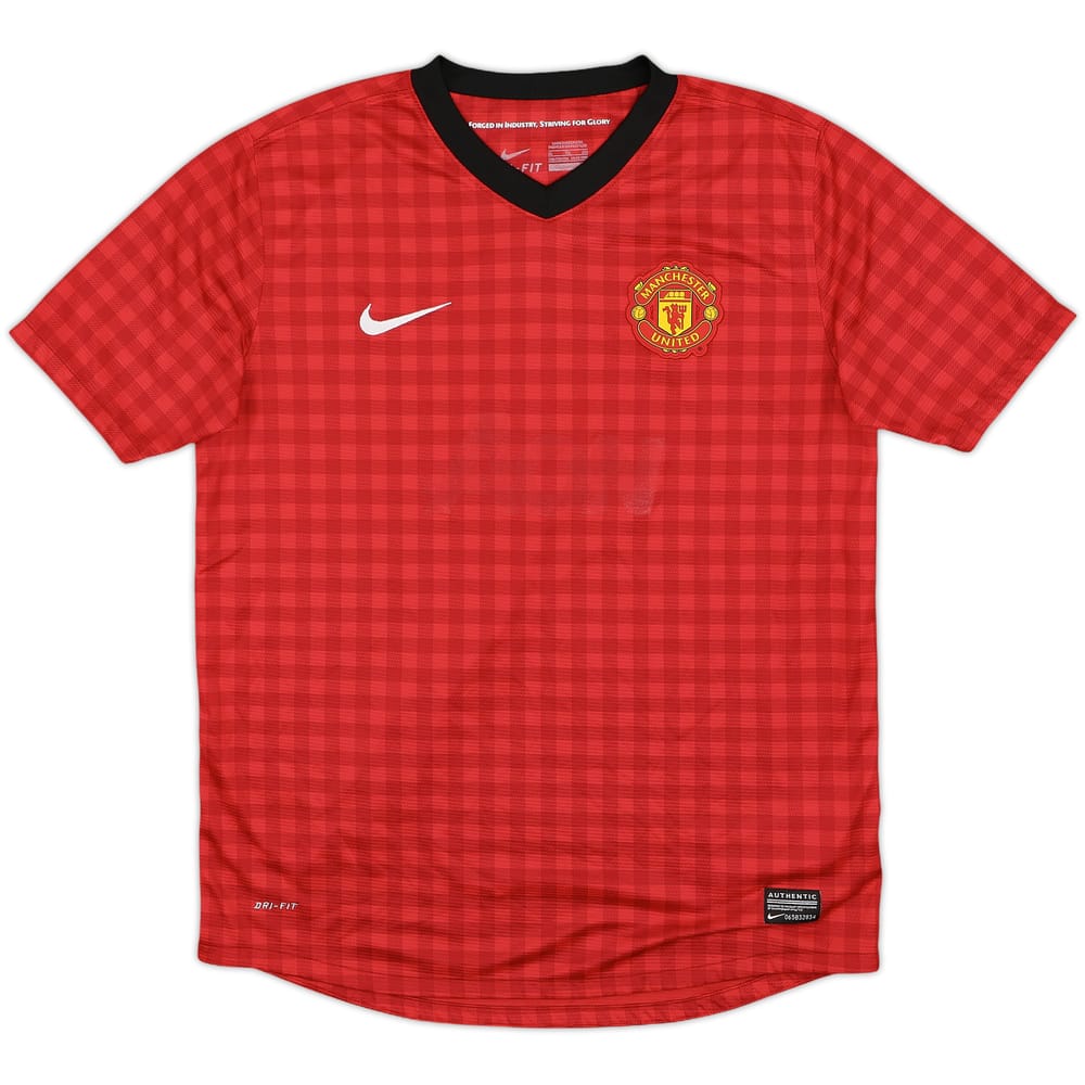 2012-13 Manchester United Home Shirt - 4/10 - (XL.Boys)