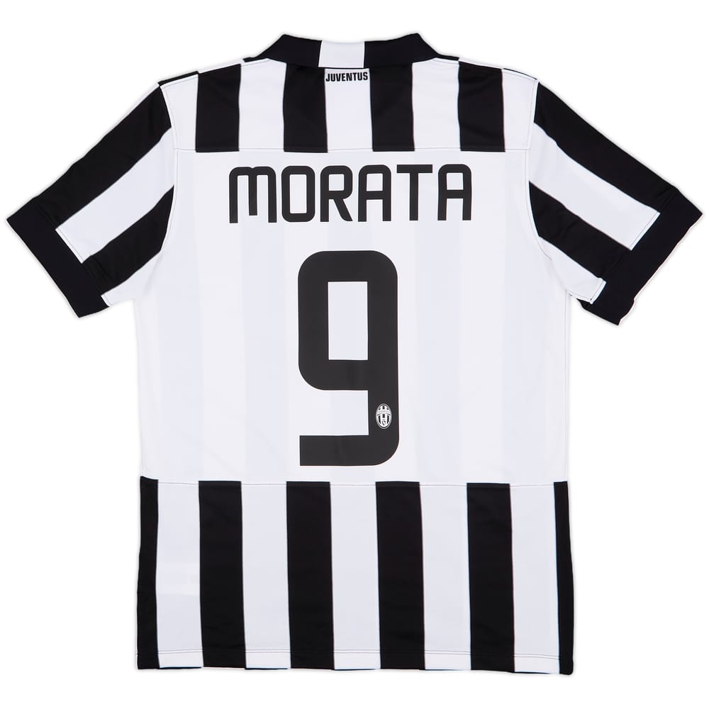 2014-15 Juventus Home Shirt Morata #9 - 7/10 - (M)