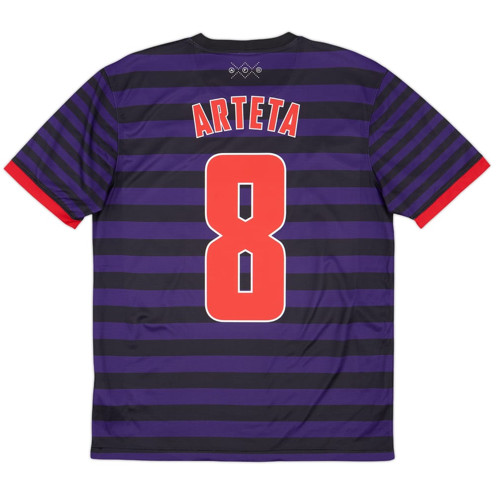 2012-13 Arsenal Away Shirt Arteta #8 - 8/10 - (M)
