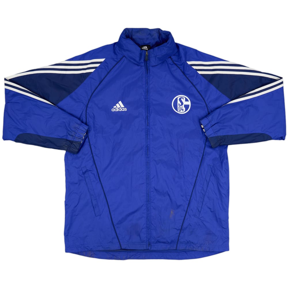 2005-06 Schalke adidas Hooded Rain Jacket - 7/10 - (L)