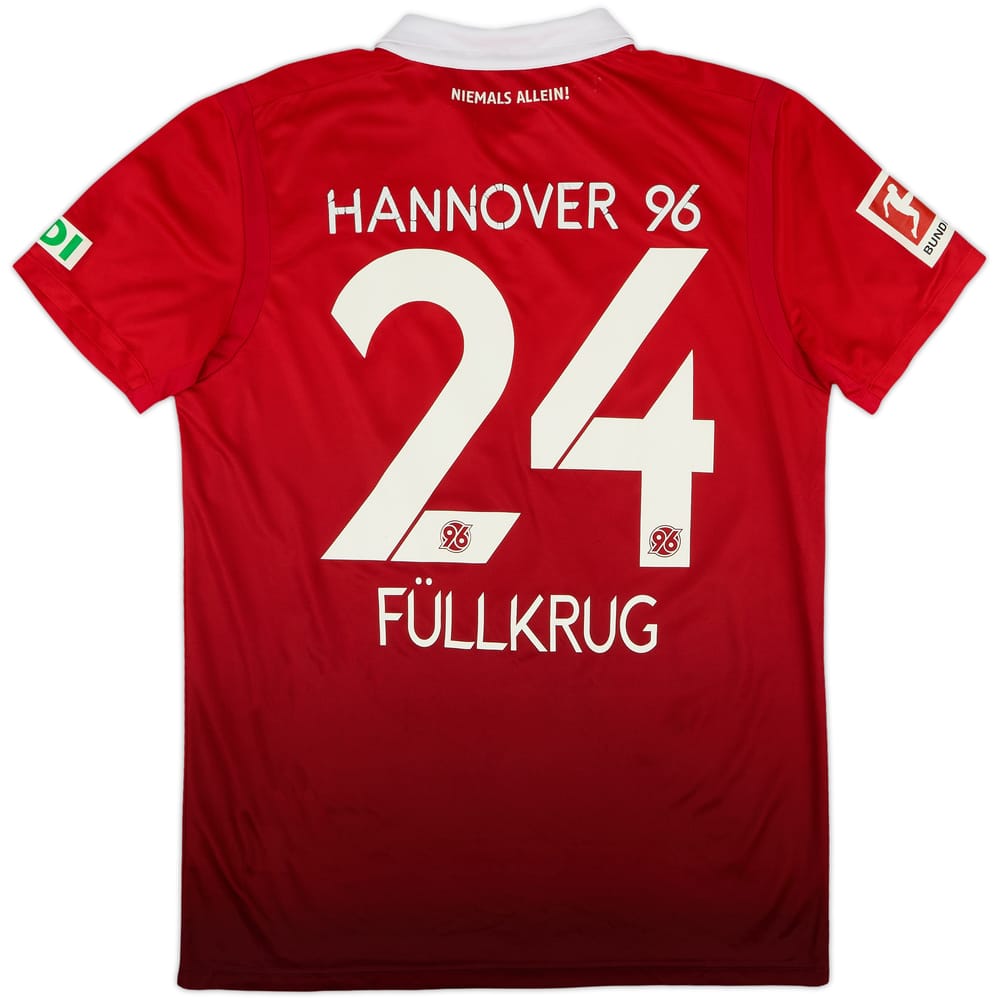 2017-18 Hannover 96 Home Shirt Fullkrug #24 - 5/10 - (M)