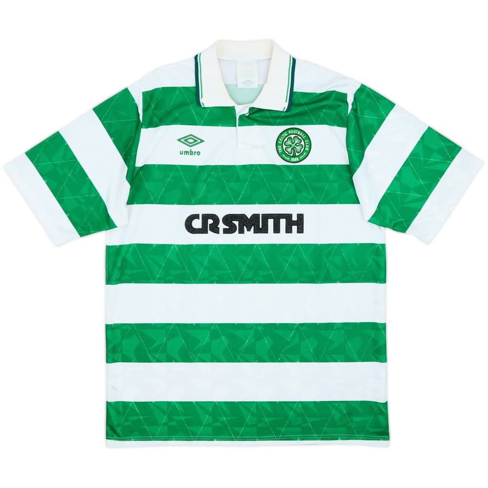 1989-91 Celtic Home Shirt - 8/10 - (M)