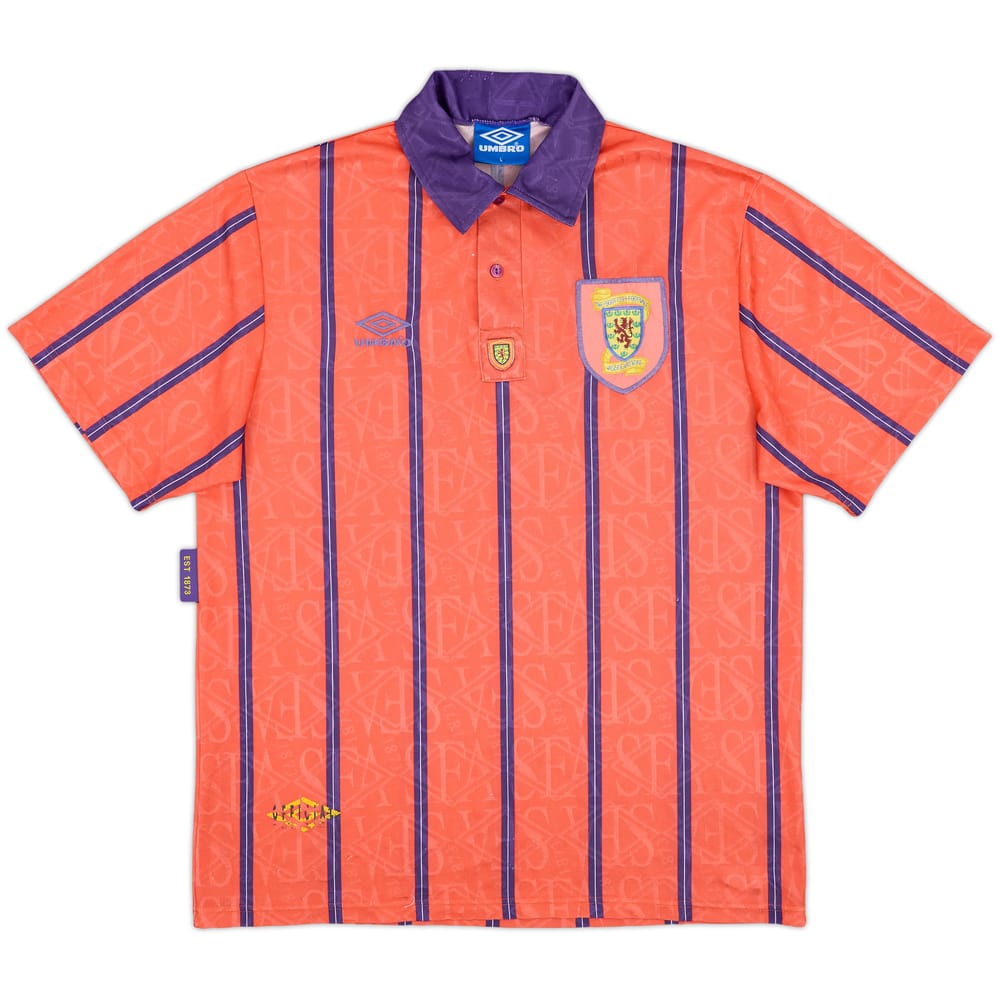 1993-95 Scotland Away Shirt - 6/10 - (L)