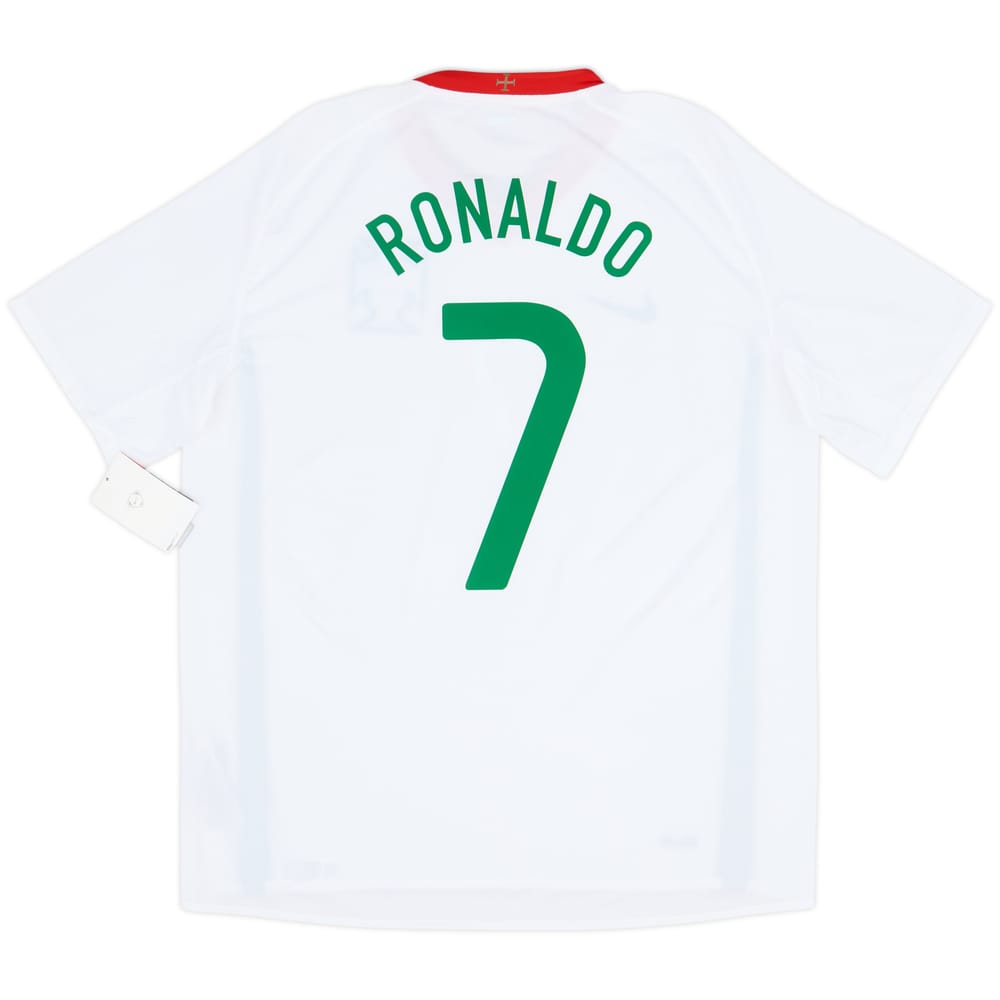 2008-10 Portugal Away Shirt Ronaldo #7 (L)