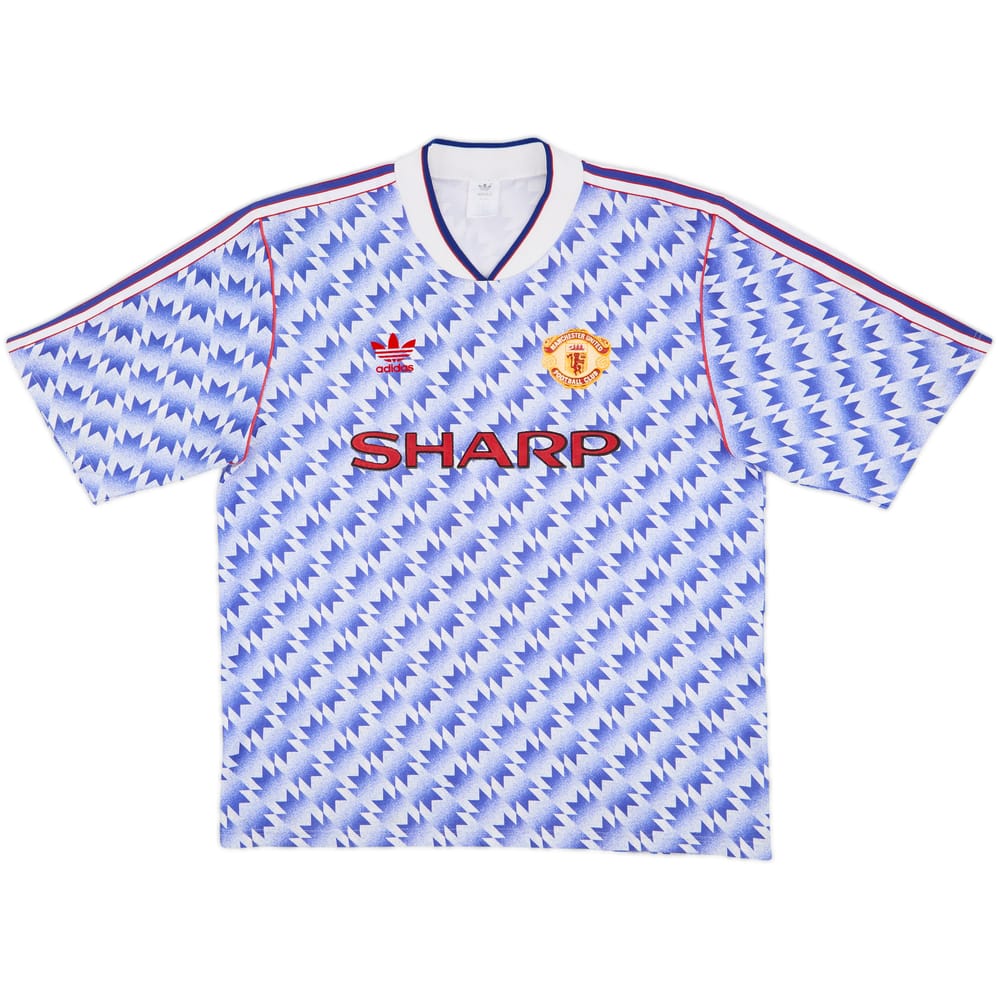1990-92 Manchester United Away Shirt - 8/10 - (L)