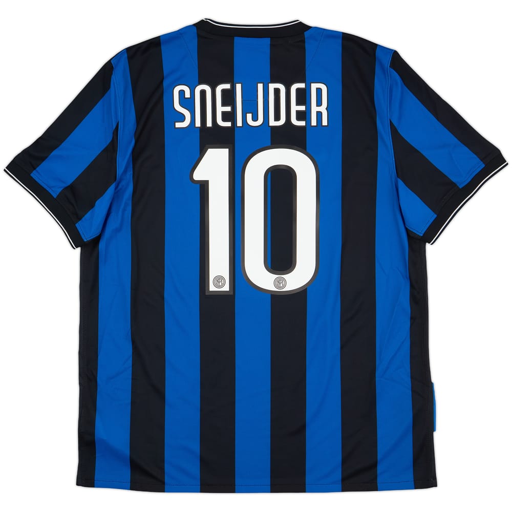 2009-10 Inter Milan Home Shirt Sneijder #10 (XL)