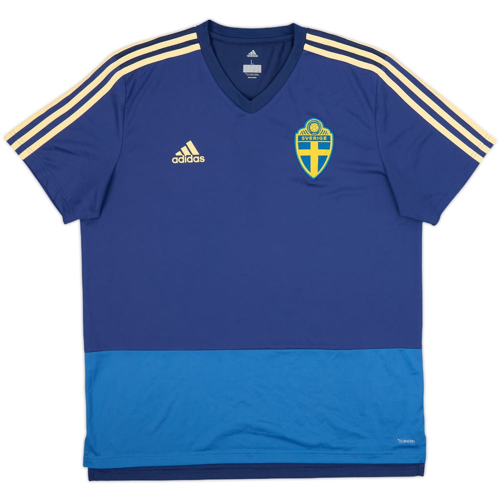 2018-19 Sweden adidas Training Shirt - 8/10 - (L)