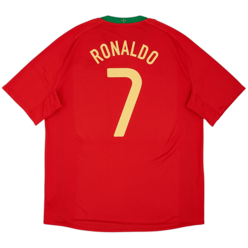 2008-10 Portugal Home Shirt Ronaldo #7 - 10/10 - (XL)