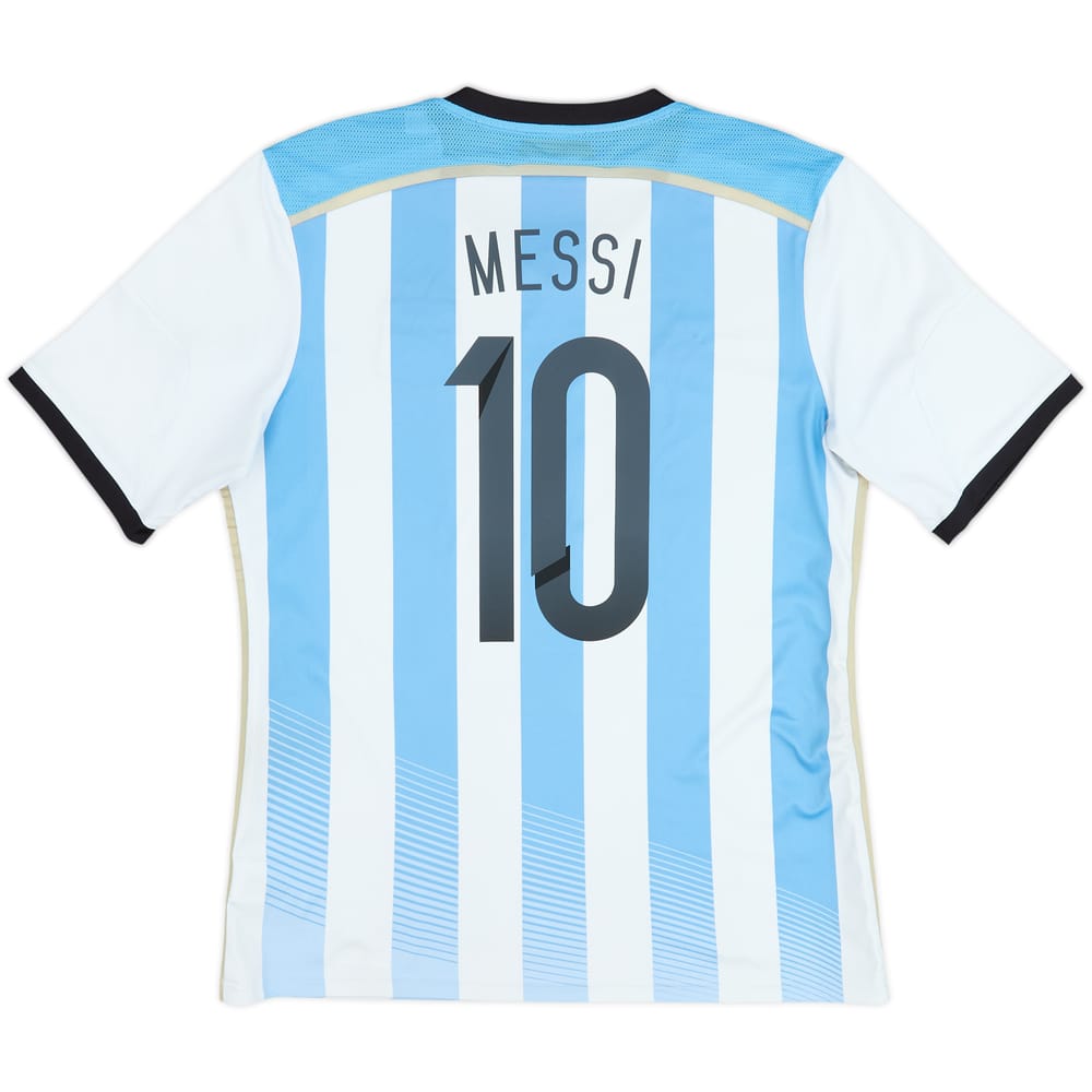 2013-15 Argentina Home Shirt Messi #10 - 5/10 - (L)