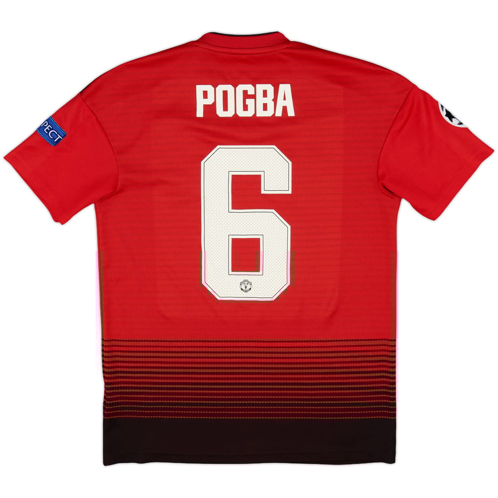 2018-19 Manchester United Home Shirt Pogba #6 - 10/10 - (S)