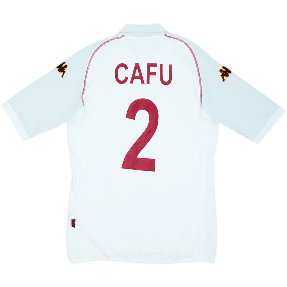 2002-03 Roma European Away Shirt Cafu #2 - 8/10 - (L)