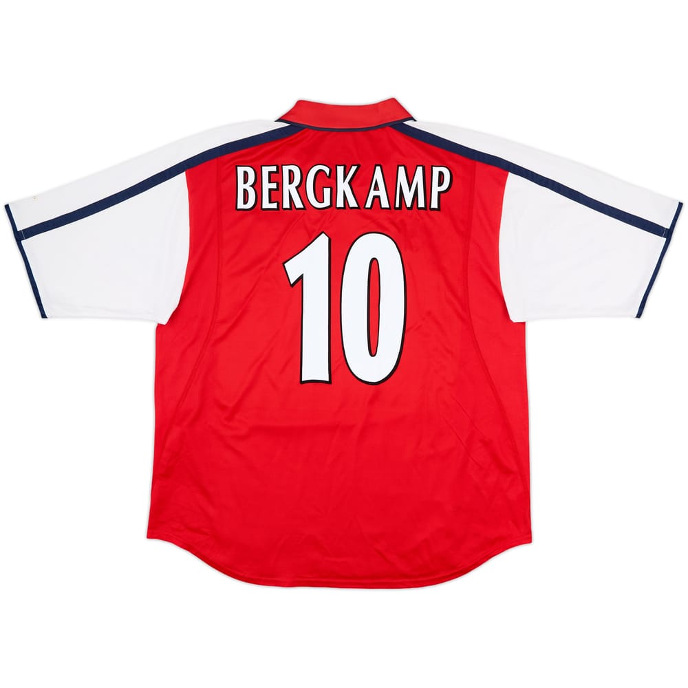 2000-02 Arsenal Home Shirt Bergkamp #10 - 9/10 - (XL)