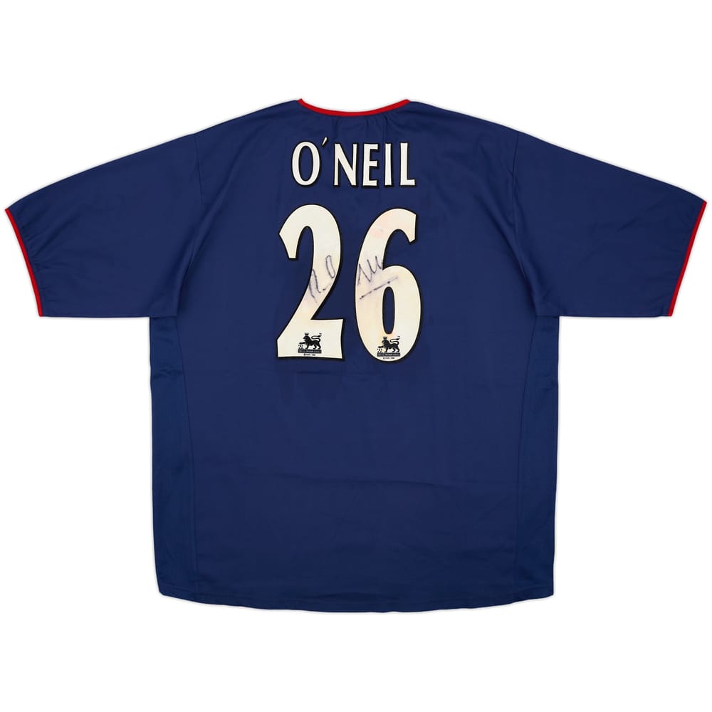 2003-05 Portsmouth Signed Away Shirt O'Neill #26 - 6/10 - (XL)