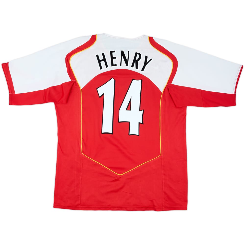 2004-05 Arsenal Home Shirt Henry #14 - 7/10 - (XL)