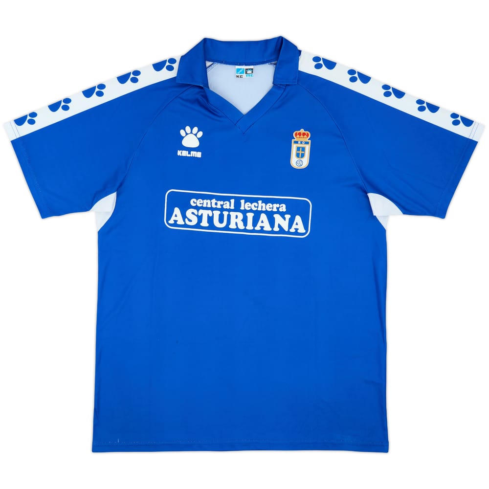 1990-91 Real Oviedo Home Shirt - 8/10 - (XL)