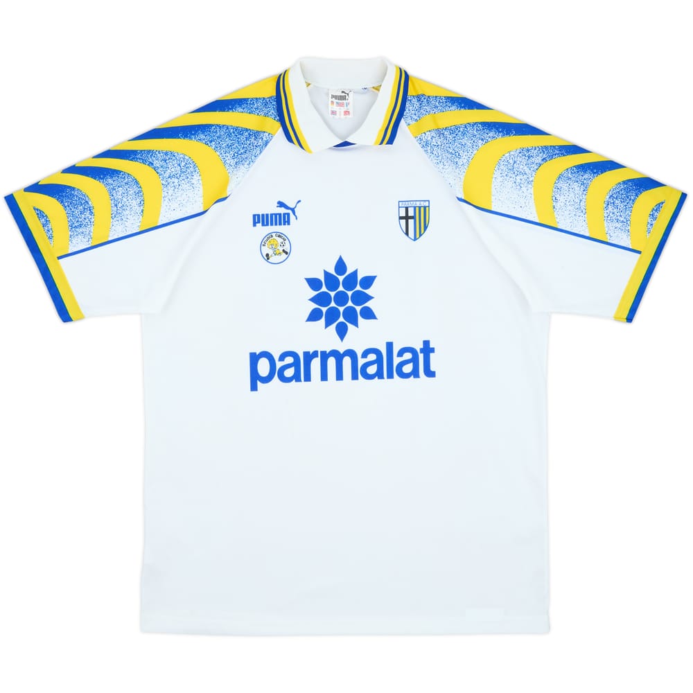 1995-97 Parma Basic Scuola Calcio Home Shirt - 9/10 - (XL)