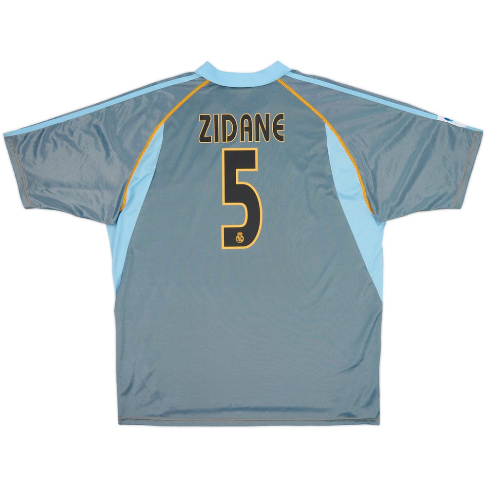 2003-04 Real Madrid Third Shirt Zidane #5 - 9/10 - (XL)