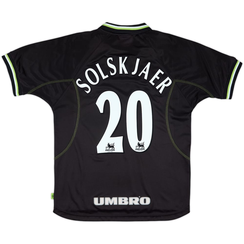 1998-99 Manchester United Third Shirt Solskjaer #20 - 10/10 - (M)