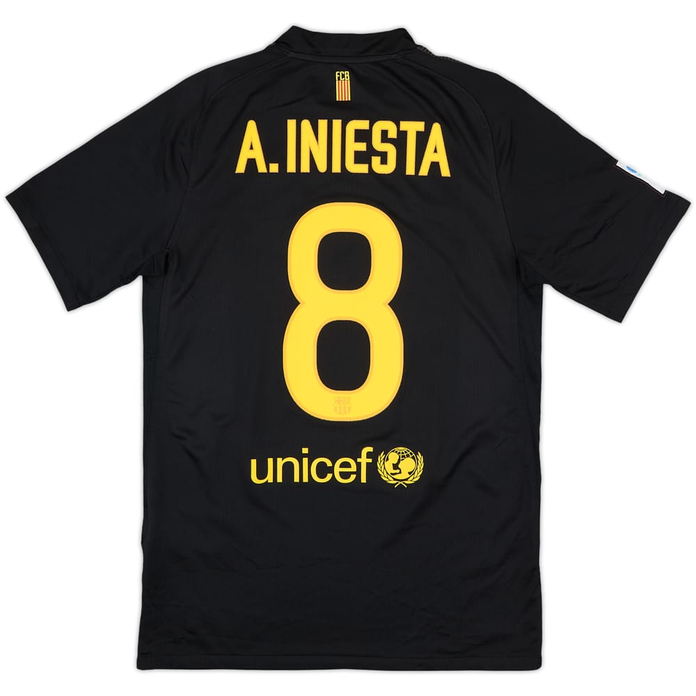 2011-12 Barcelona Away Shirt A.Iniesta #8 - 10/10 - (S)