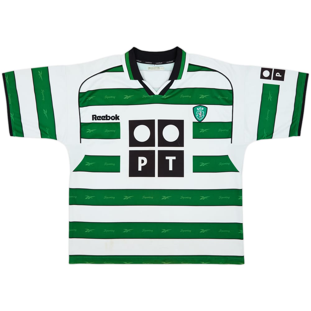 2001-02 Sporting CP Home Shirt - 8/10 - (L)