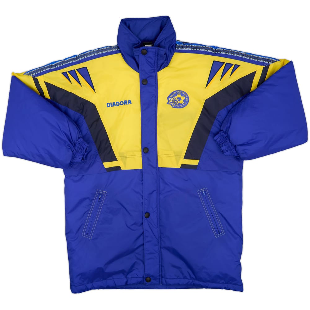 1996-97 Maccabi Tel-Aviv Diadora Padded Bench Coat - 8/10 - (XL)