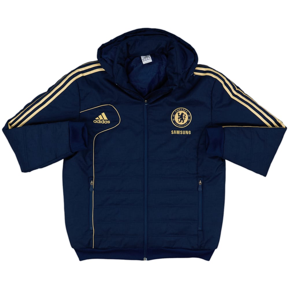 2012-13 Chelsea adidas Padded Bench Coat - 8/10 - (M/L)