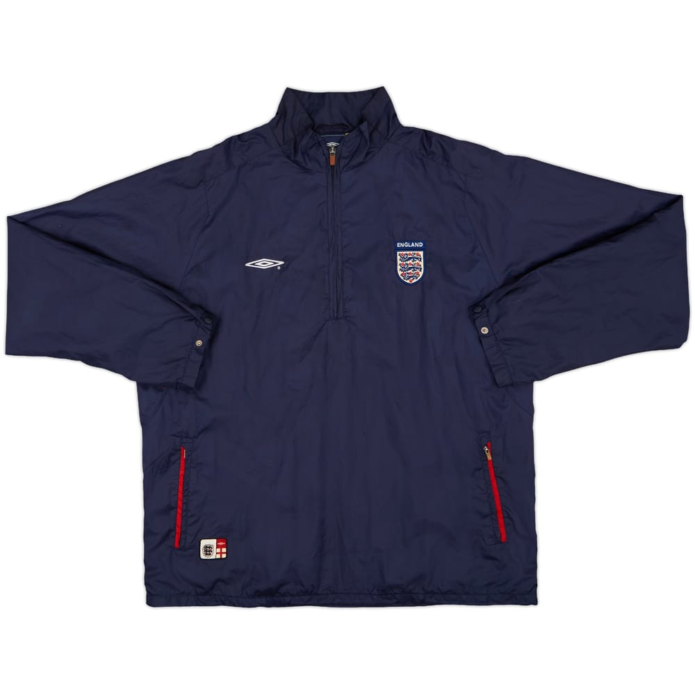 2006-07 England Umbro 1/4 Zip Drill Top - 8/10 - (M)