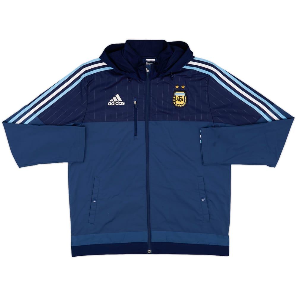 2014-15 Argentina adidas Hooded Rain Jacket - 8/10 - (L)